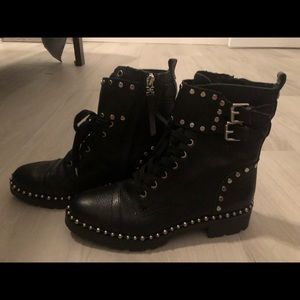 Sam Edelman Combat Boots Size 6